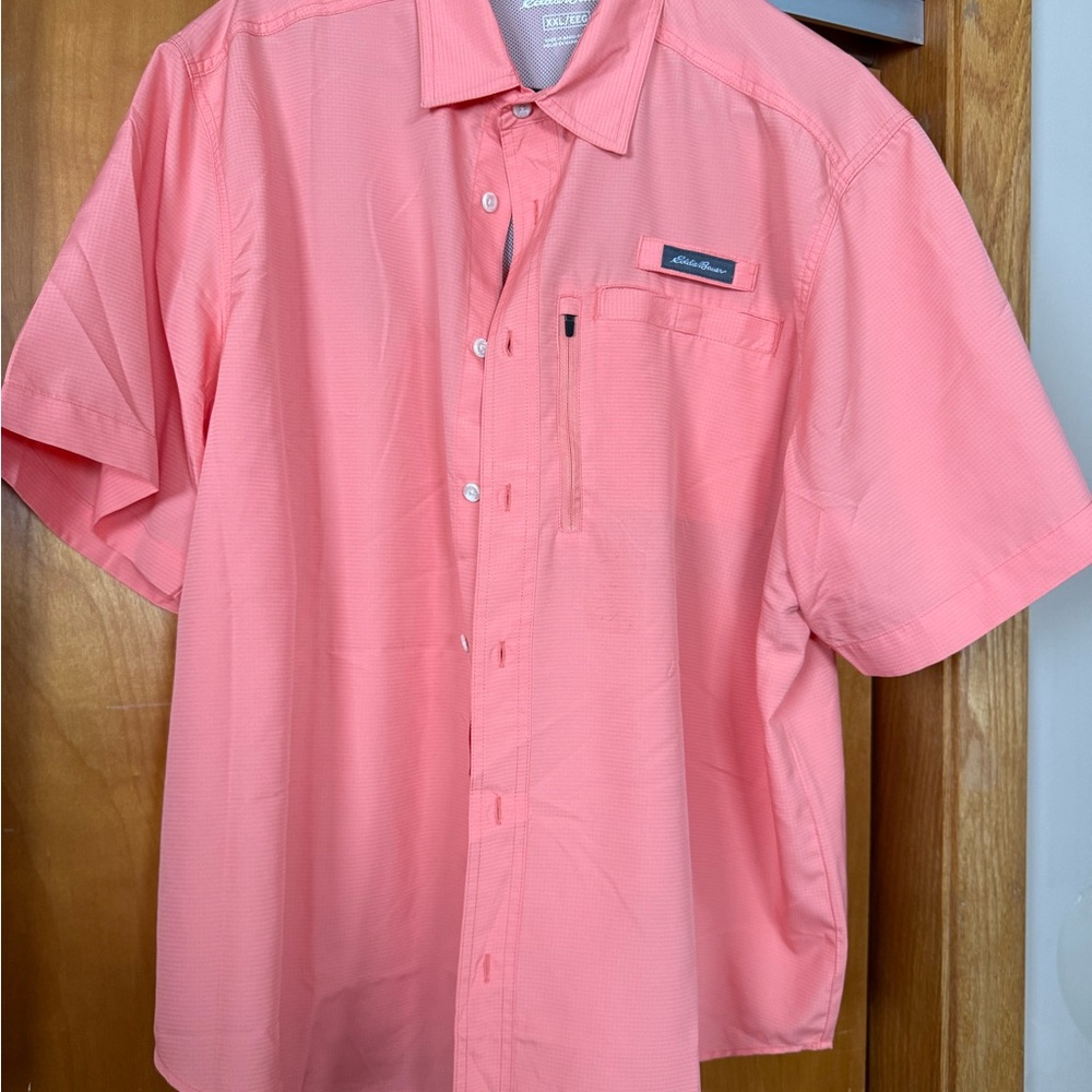 Eddie Bauer Coral Button Down Shirt